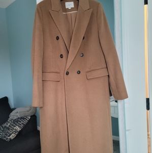 Classic camel coat from LOFT.